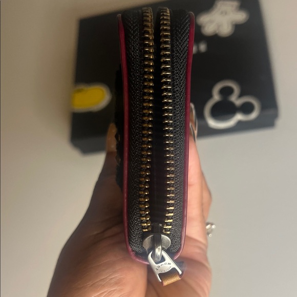 NWOT Coach x Disney Mickey Mouse Limited Edition Zip Around Wallet and Box - Picture 11 of 13